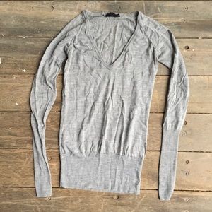 All Saints pure merino wool v neck sweater